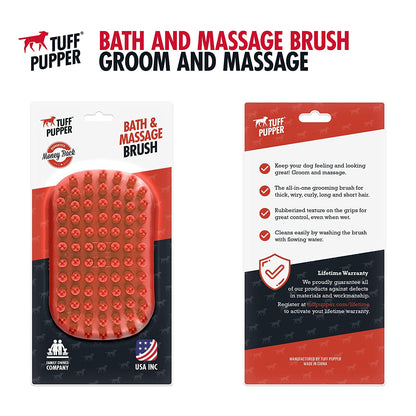 Soft Rubber Silicone Dog Bath Brush: Gently Removes Loose Fur, Ideal for Shampooing & Massaging Dogs