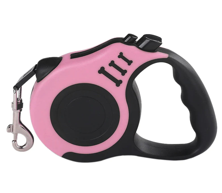 16.5FT Automatic Retractable Dog Leash | Pet Collar Walking Lead | Tangle-Free Design