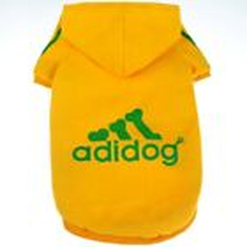 Dog Shirt Adidog Dog Sweatshirt Clothes Warm Hoodie Coat Hooded Sweatshirt NEW