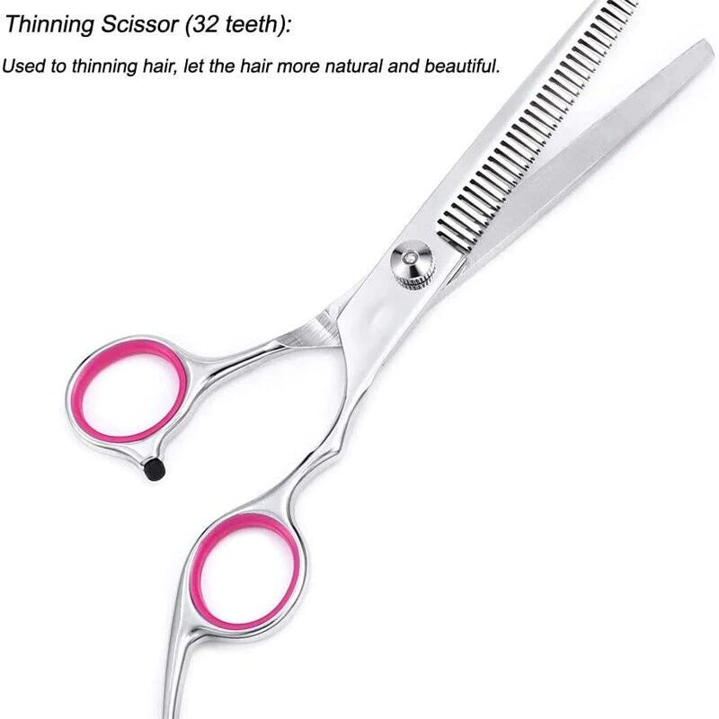 Pet Dog Grooming Scissors Stainless Straight Curved Thinning Shears Trimmer Kits