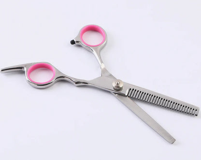 Pet Dog Grooming Scissors Stainless Straight Curved Thinning Shears Trimmer Kits